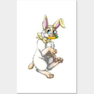 Bobtail BunnyCat: Red Point (Yellow) Posters and Art